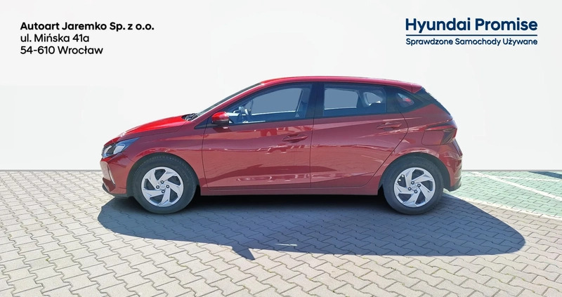 Hyundai i20 cena 74800 przebieg: 7600, rok produkcji 2023 z Miejska Górka małe 407